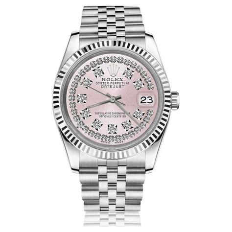 rolex model 16014 with pink dial oyster bracelet|Rolex Oyster lady datejust.